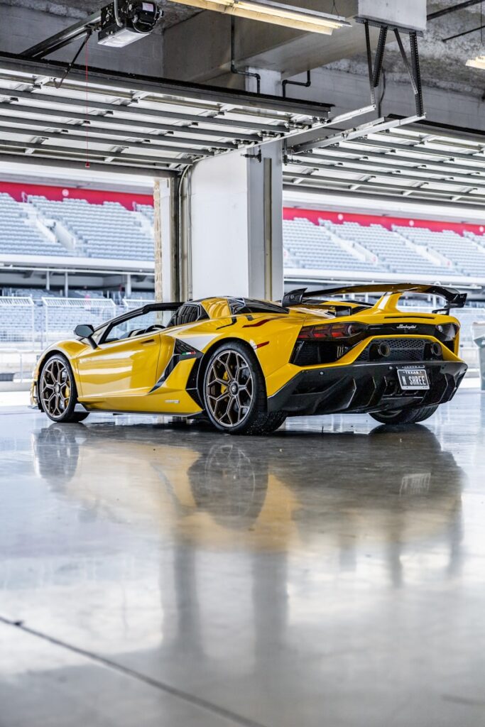 yellow and black ferrari 458 italia